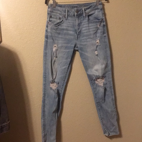 American Eagle Distressed Next Level Airflex mens jeans Size 29 X 32 - Picture 1 of 9